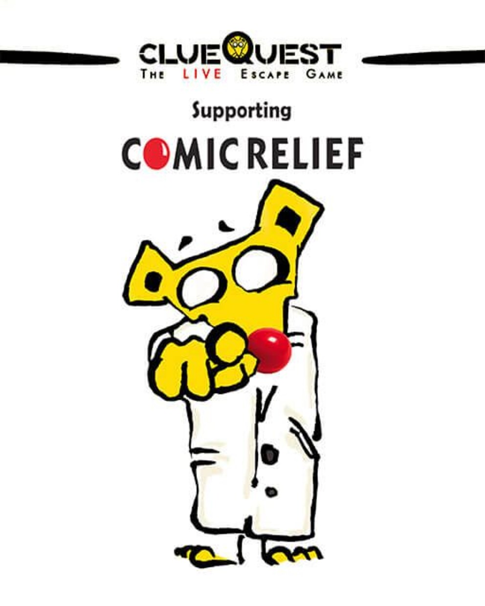 Mr.Q nose you comic relief campaign red nose day