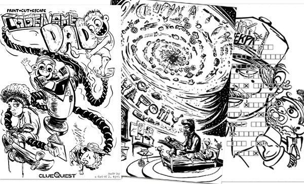 Codename DAD pages Play at home puzzle game