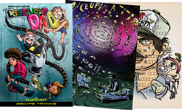 Codename DAD pages Play at home puzzle game