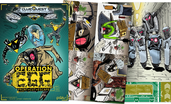 Operation E.G.G. pages Play at home puzzle game