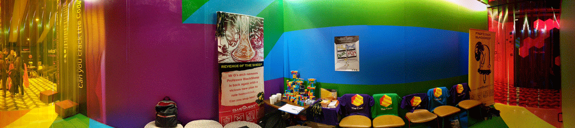 clueQuest briefing at Adweek - cQ2Go - Laser Game